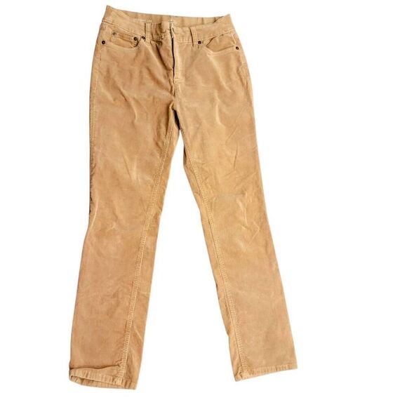 St. John's Bay Tan Corduroy Straight Leg Pants Jeans - Picture 3 of 14